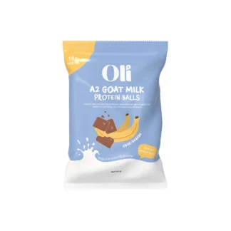 Oli6 Goat Oat Bites Protien Balls Choc-Banana 50 gm 18m+