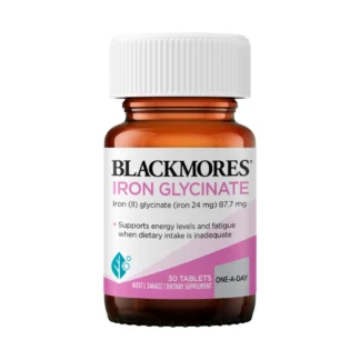 Blackmores Iron Glycinate 30 Tablets