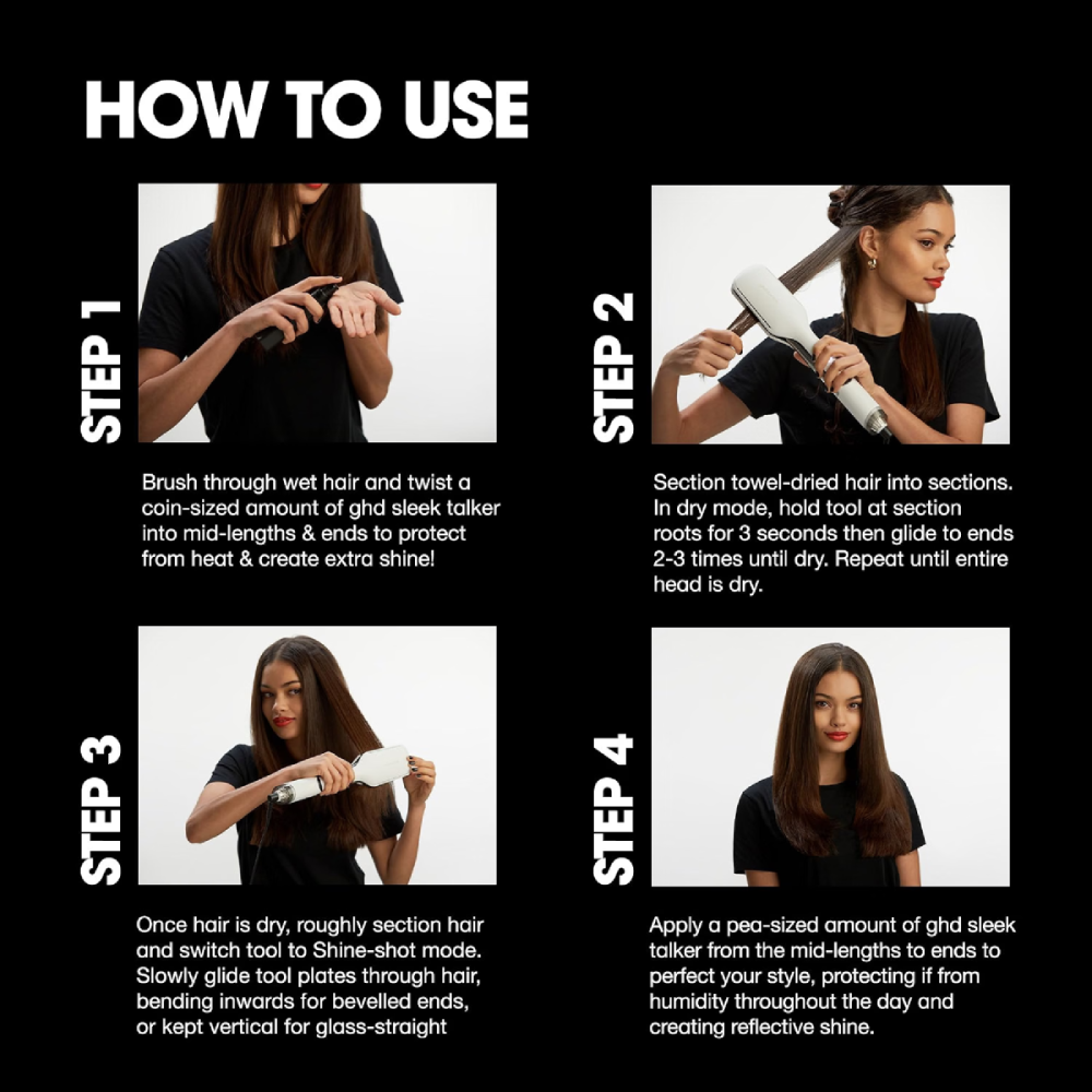 GHD Duet Style Professional 2-in-1 Hot Air Styler - Black - Image 4