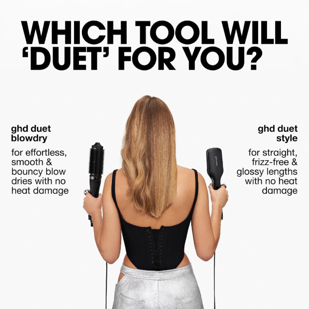 GHD Duet Style Professional 2-in-1 Hot Air Styler - Black - Image 5