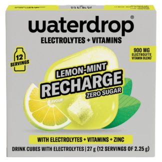 Waterdrop Vitamin Drink Cubes Zero Sugar Lemon Mint 2.1g x 12 Pack