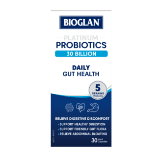 Bioglan Platinum Probiotics 30 Billion 30 Capsules Relieve Digestive Discomfort