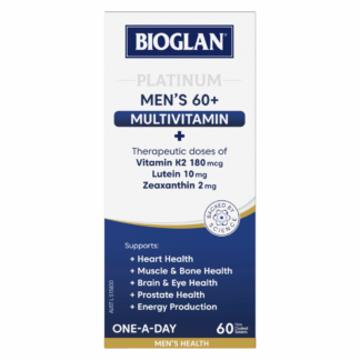 Bioglan Platinum Men's 60+ Multi Vitamin 60 Tablets