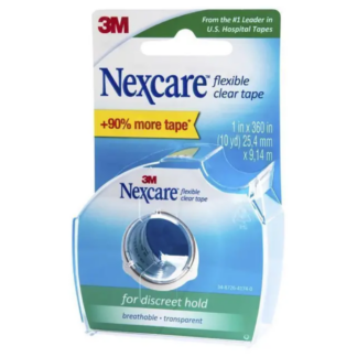 Nexcare Flexible Clear Tape Dispenser 25mm - 1 Roll