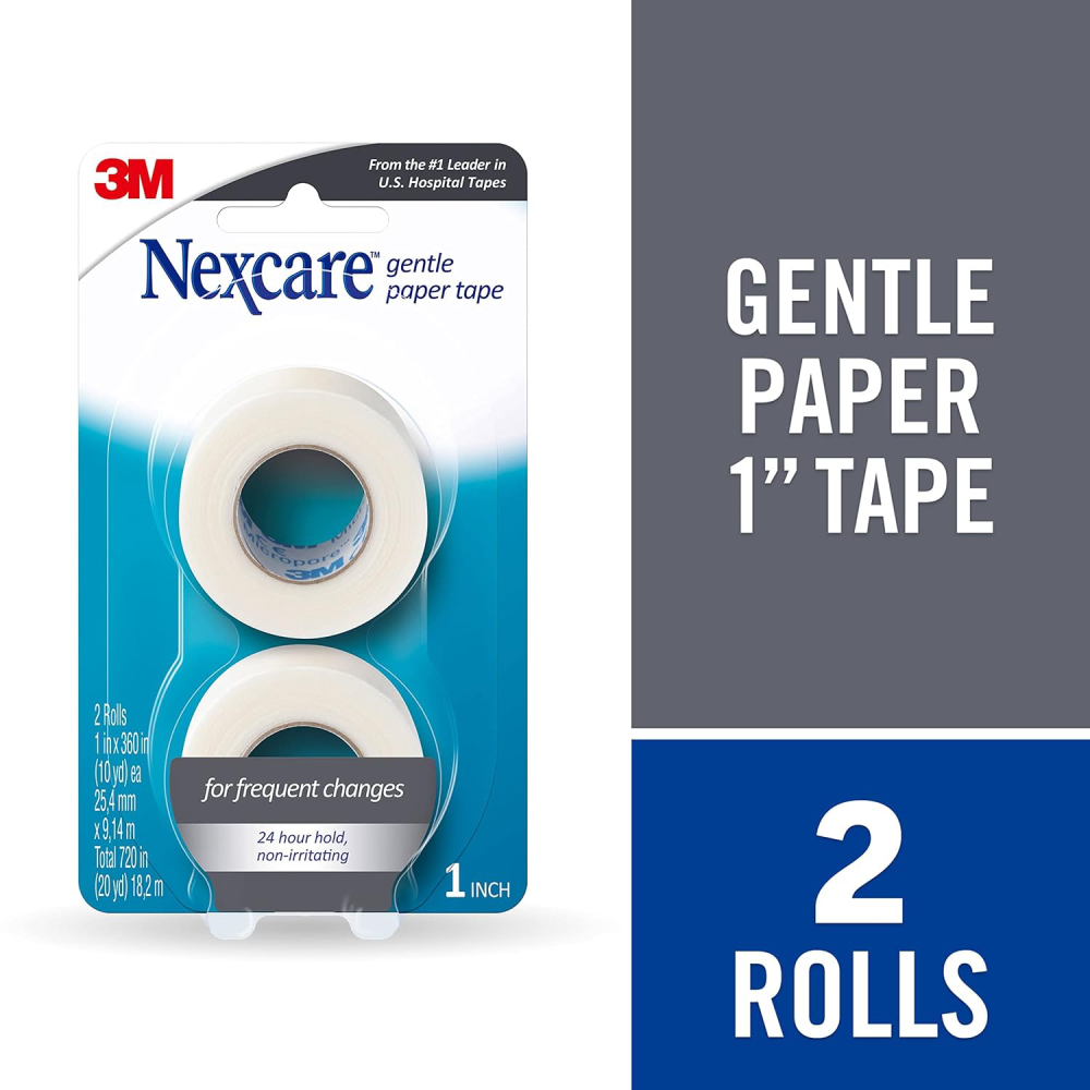 Nexcare Gentle Paper Tape 25mm - 2 Roll - Image 2
