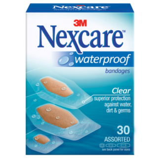 Nexcare Waterproof Strips Assorted 30 Pack