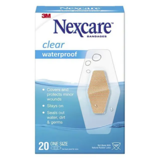 Nexcare Waterproof Strips Medium 20 Pack