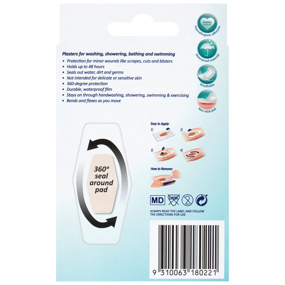 Nexcare Waterproof Max Hold Assorted 12 Pack - Image 2