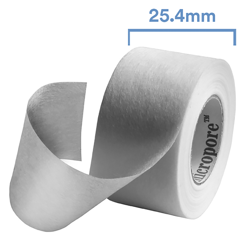 Nexcare Micropore First Aid Tape White 1 Roll (25.4mm X 9.1m) - Image 2