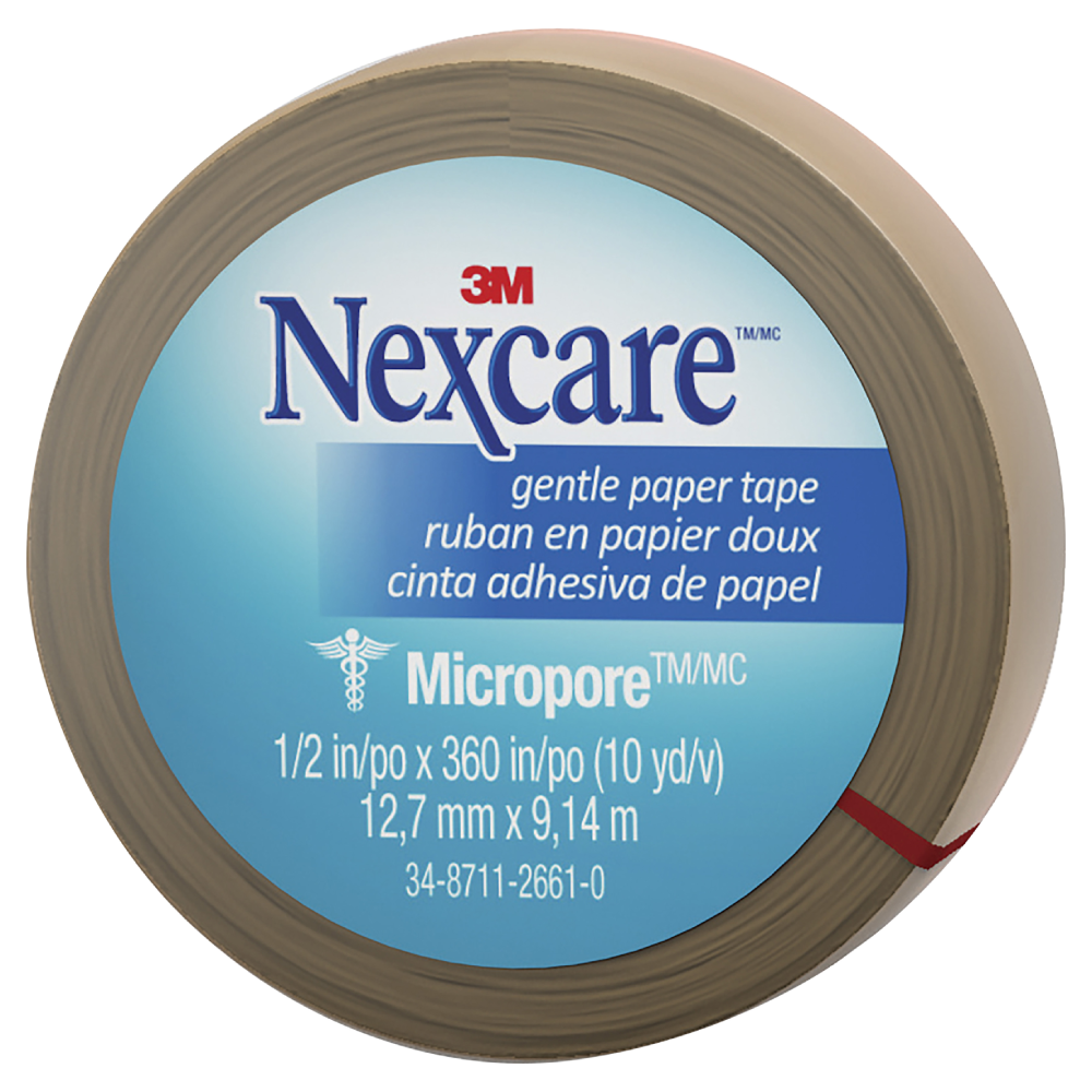 Nexcare Micropore First Aid Tape Tan 1 Roll (12.7mm X 9.1m)