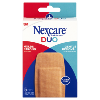 Nexcare Duo Bandages 51mm x 102mm 5 Pack