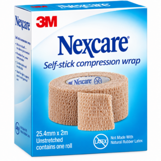 Nexcare Self Stick Compression Wrap 25mm 2m