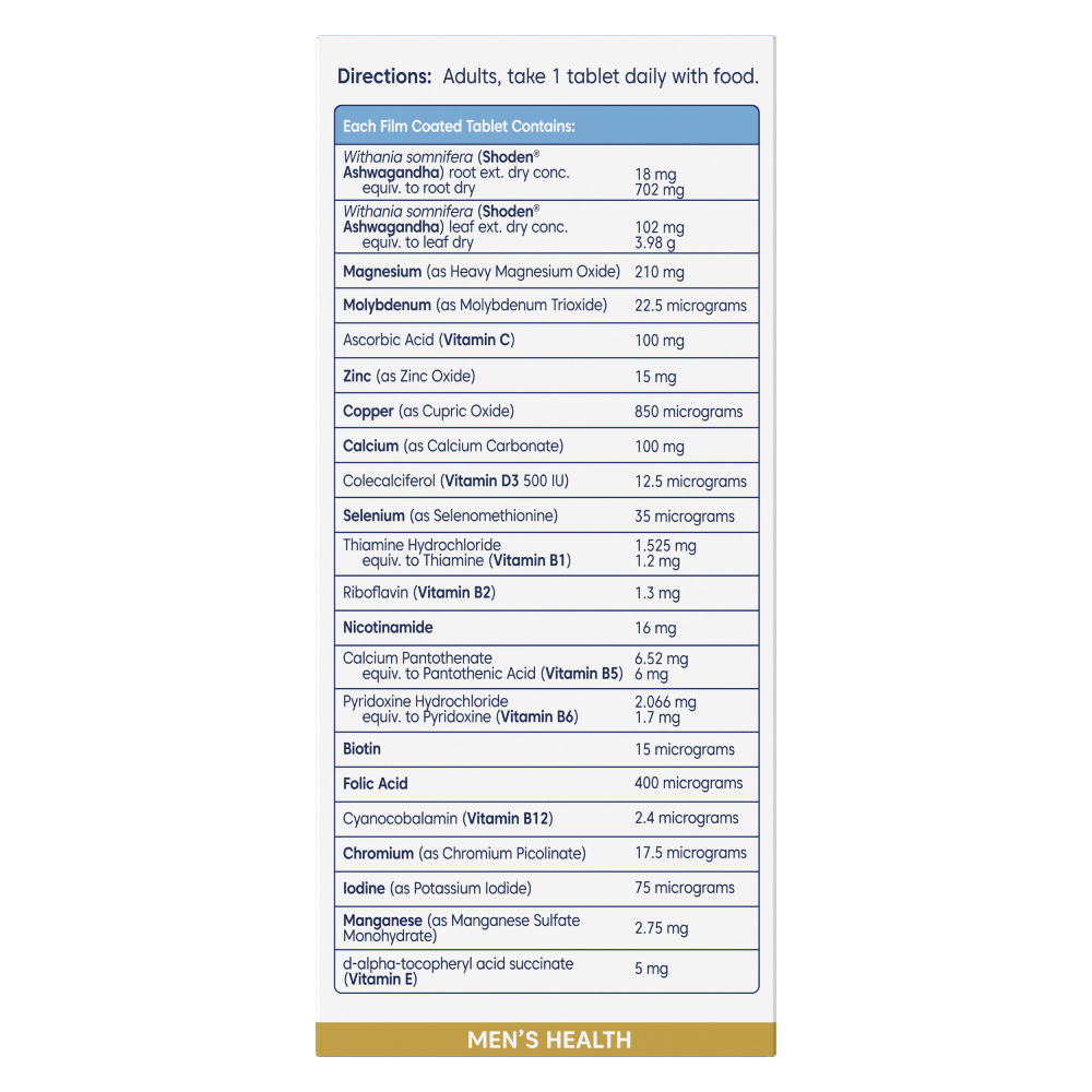 Bioglan Platinum Mens Multivitamin 60 Tablets - Image 2