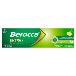 Berocca Energy 15 Effervescent Tablets - Pinelime Crush
