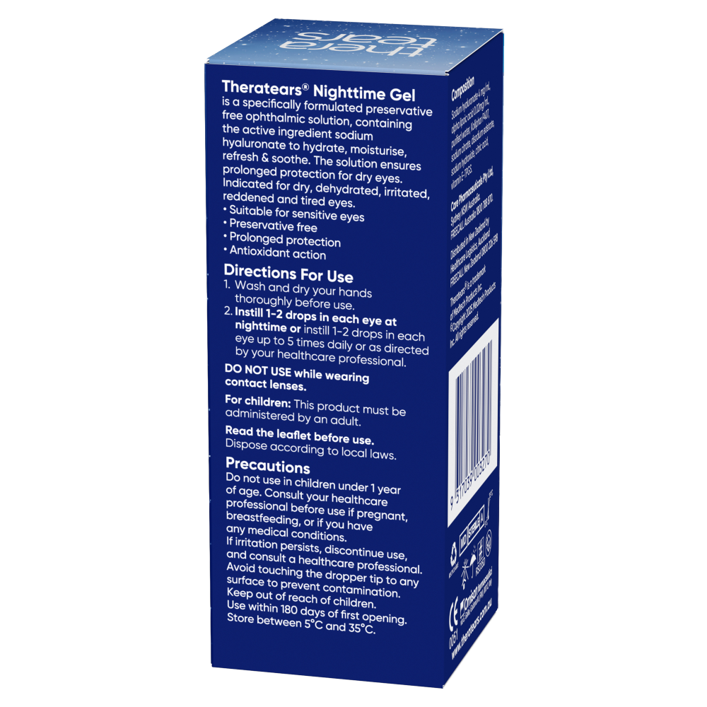 Theratears Nighttime Gel Hydration 10ml - Image 4