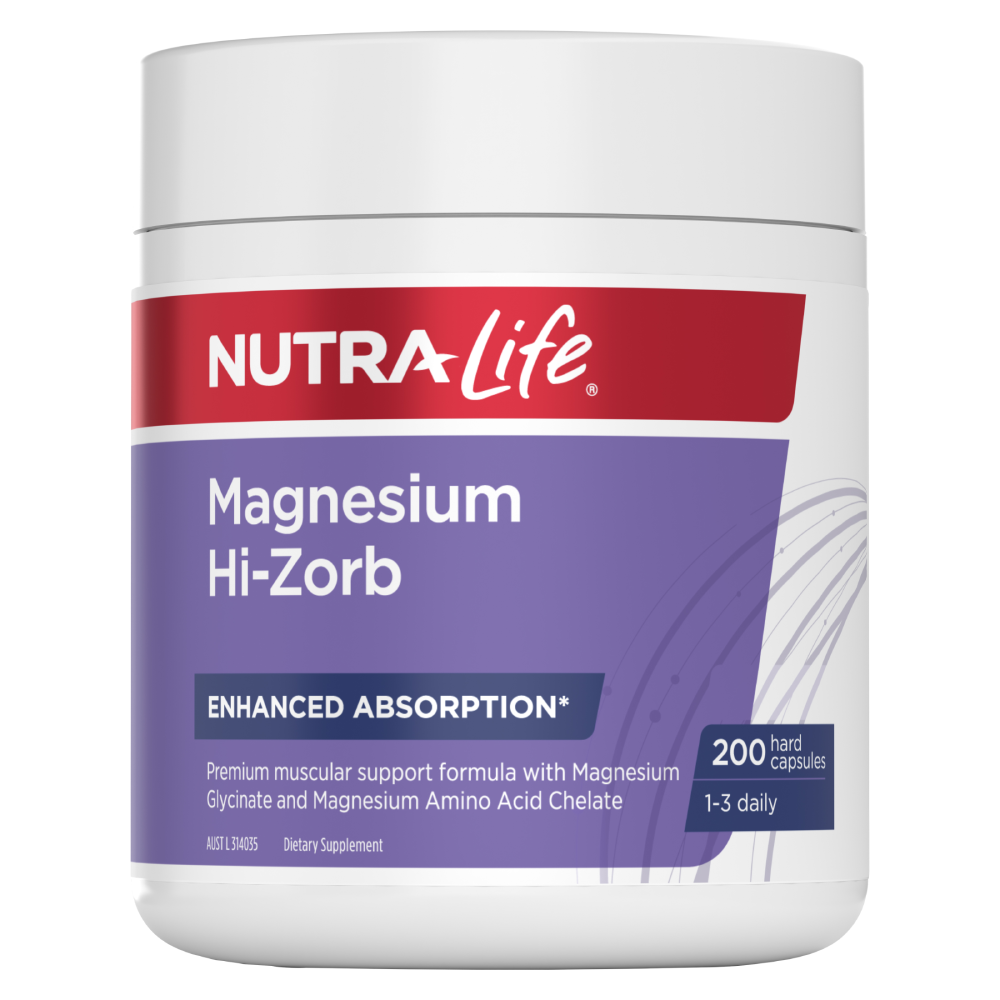 Nutra-Life Magnesium Hi-Zorb 200 Capsules